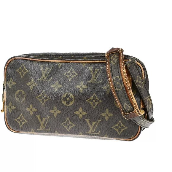 LOUIS VUITTON Marly Bandouliere Shoulder Bag Monogram Leather BN M51828 68YG505 - Picture 1 of 13